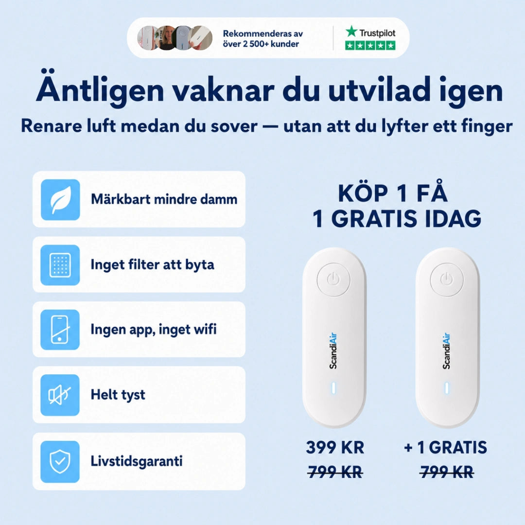 ScandiAir – Ge familjen renare luft och ett hälsosammare hem
