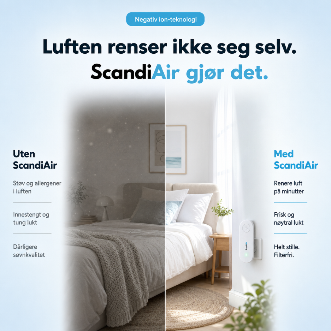 ScandiClean - Gi familien renere luft og et sunnere hjem
