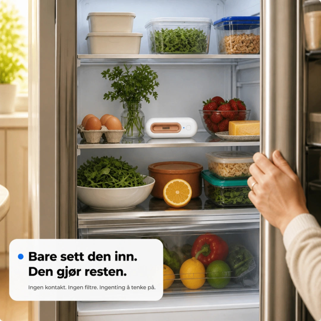 ScandiAir™ - Holder maten fersk opptil 4 ganger lenger & reduserer matutgiftene dine