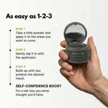 Masculine HairRich™ - Premium Hairloss Filler For Men