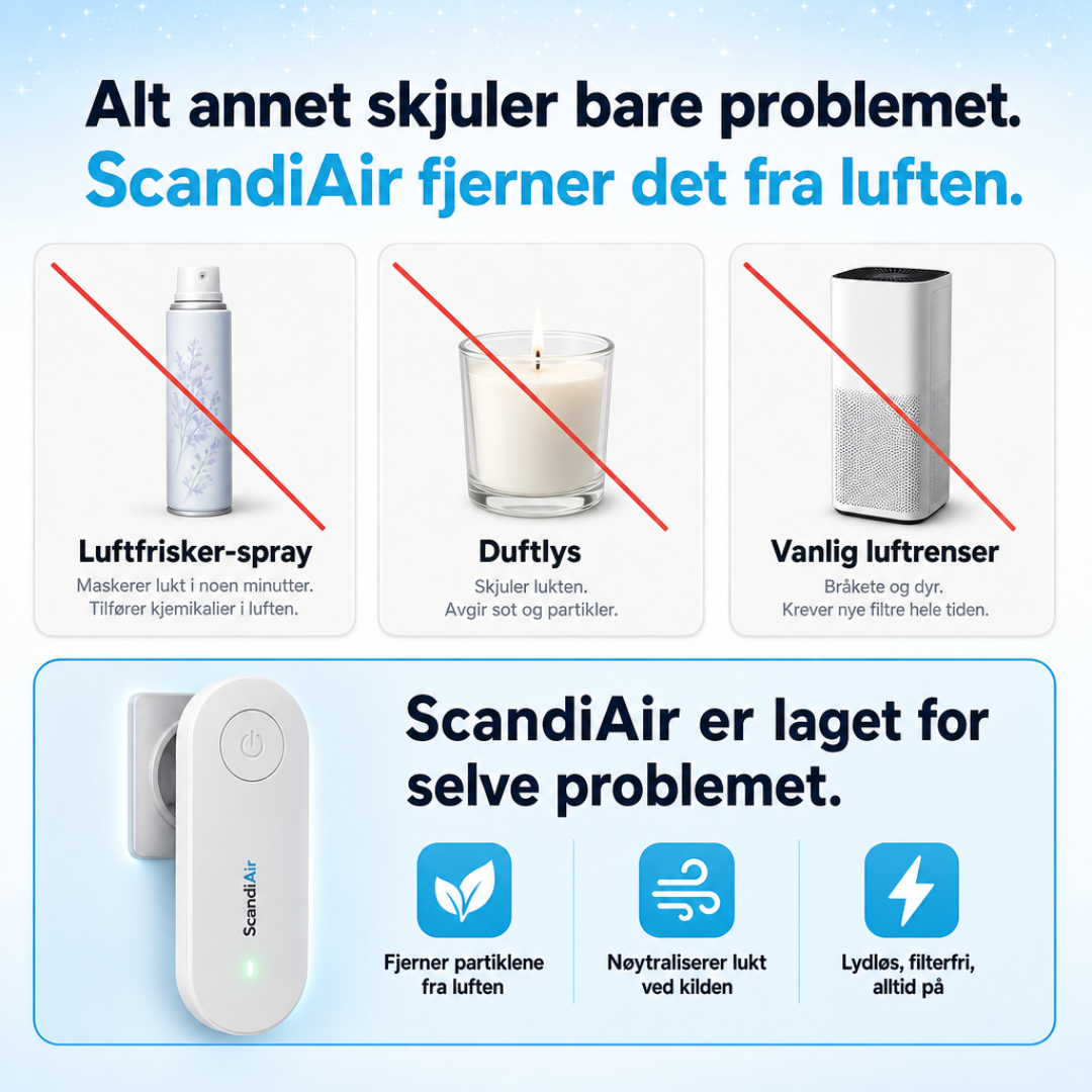 ScandiClean - Gi familien renere luft og et sunnere hjem
