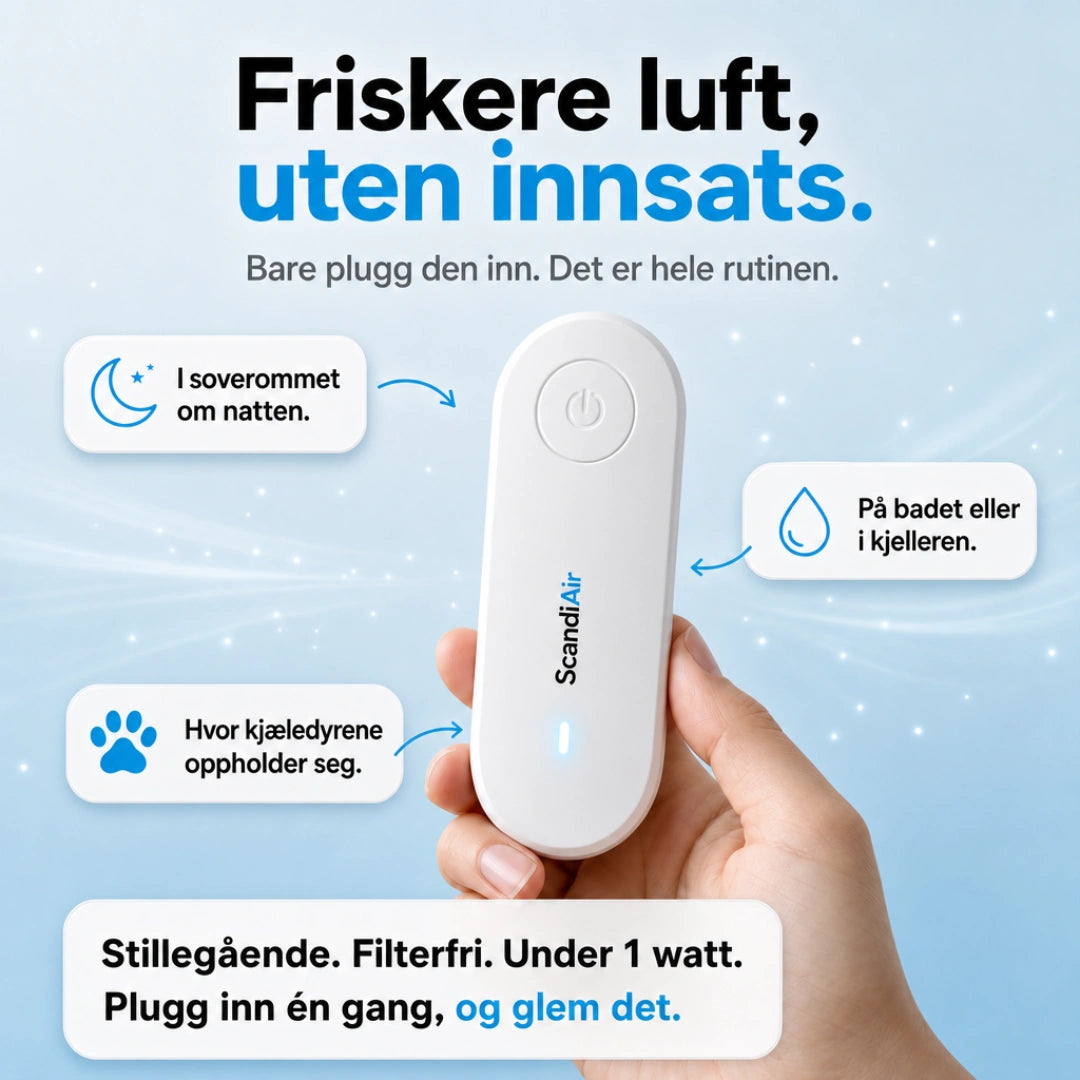 ScandiAir - Gi familien renere luft og et sunnere hjem