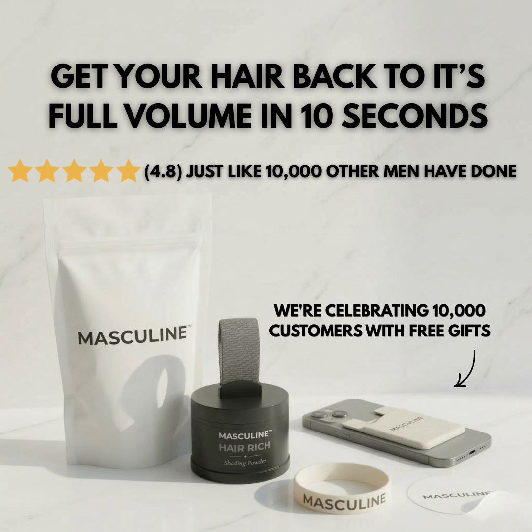 Masculine HairRich™ - Premium Hairloss Filler For Men