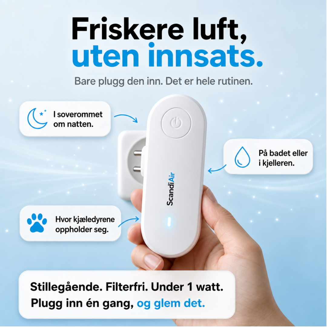 ScandiClean - Gi familien renere luft og et sunnere hjem