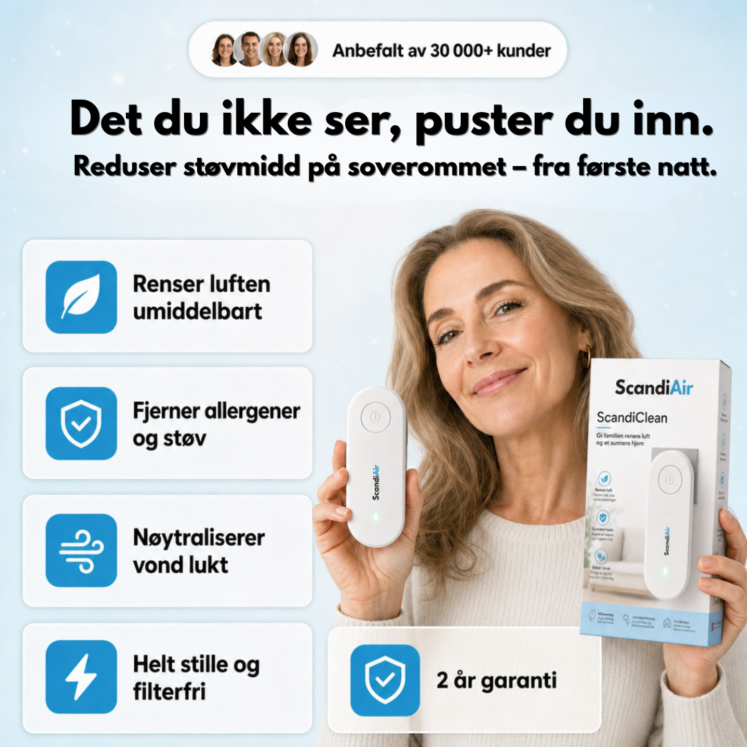 ScandiAir - Gi familien renere luft og et sunnere hjem