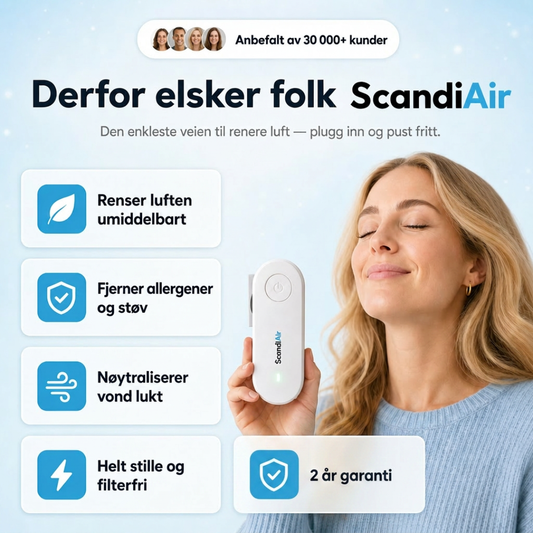ScandiClean - Gi familien renere luft og et sunnere hjem