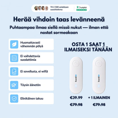 ScandiAir – Anna perheellesi puhtaampaa ilmaa ja terveempi koti