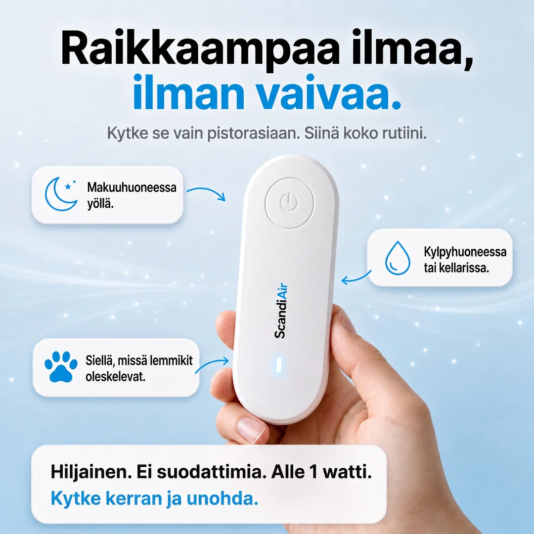 ScandiAir – Anna perheellesi puhtaampaa ilmaa ja terveempi koti